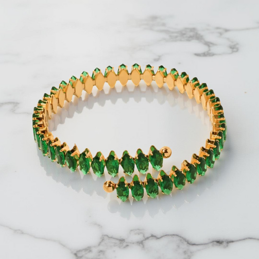 Emerald Glimmer Wrap | سوار الزمرد المتلألئ
