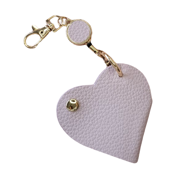 Pocket Heart Charm (Purple) | تعليقة قلب جيب - بنفسجي