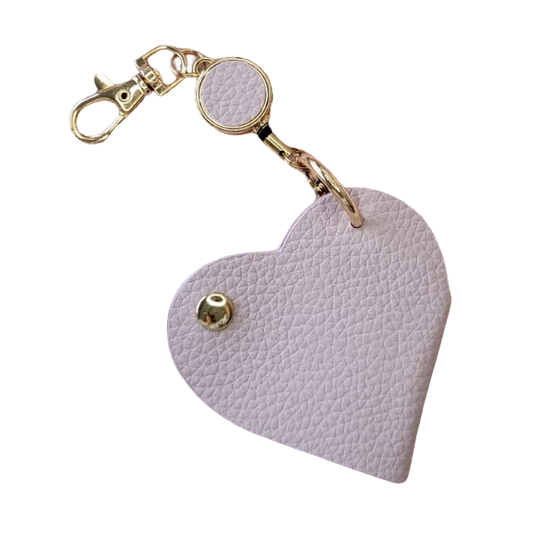 Pocket Heart Charm (Purple) | تعليقة قلب جيب - بنفسجي